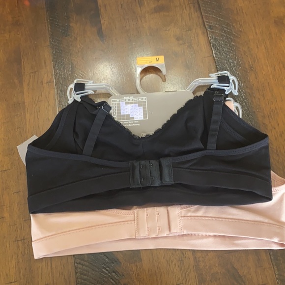 Maternity Cotton Lace Trim Bra, 2 Pack - Picture 9 of 10